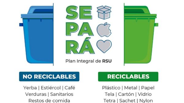 En el marco del Programa Separá, hubo capacitación en la Escuela Normal sobre separación de residuos en origen