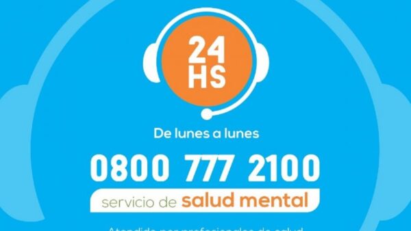 Promocionan el servicio gratuito de contención y acompañamiento en crisis de salud mental en un 0800